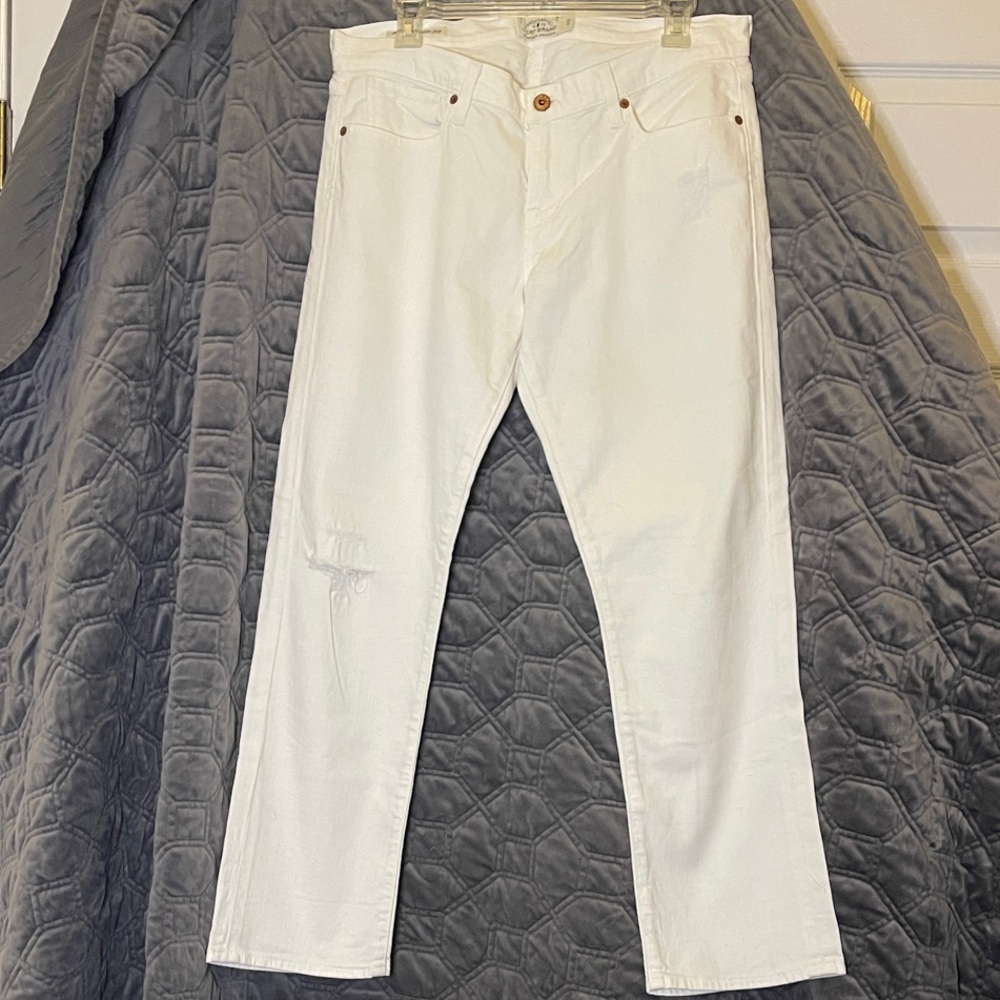 Lucky Brand Sienna Weekender Women's Crisp White Cropped Jeans